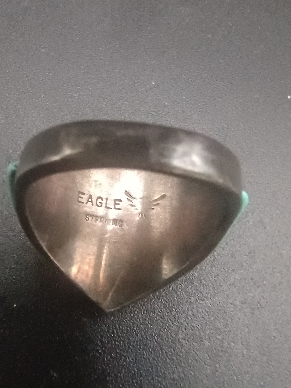 Multi-Color Striped Inlay Ring - Picture 2 of 4
